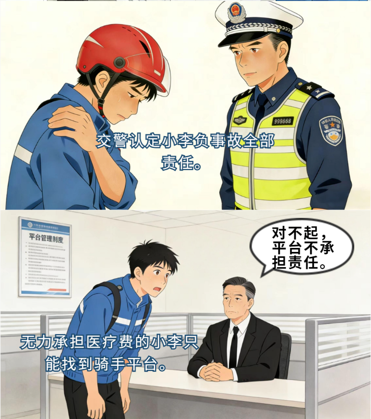 “众包骑手”出“事故”，骑手平台需要承担赔偿责任吗？