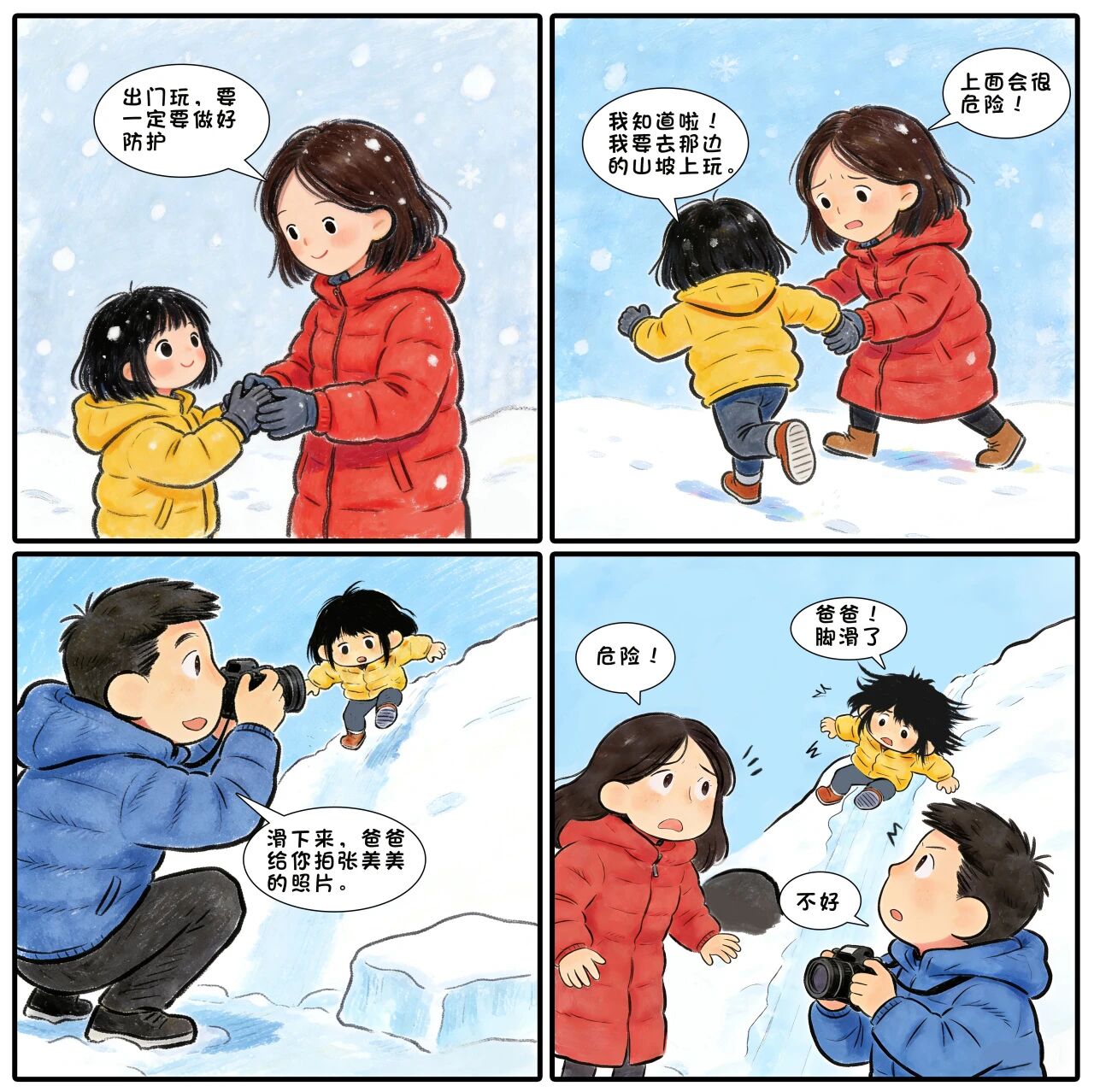 雪景虽美，安全更贵，暖心守护，才是冬天最好的风景